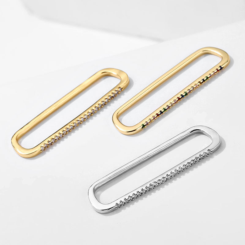 One Piece Zircon Ear Cuff