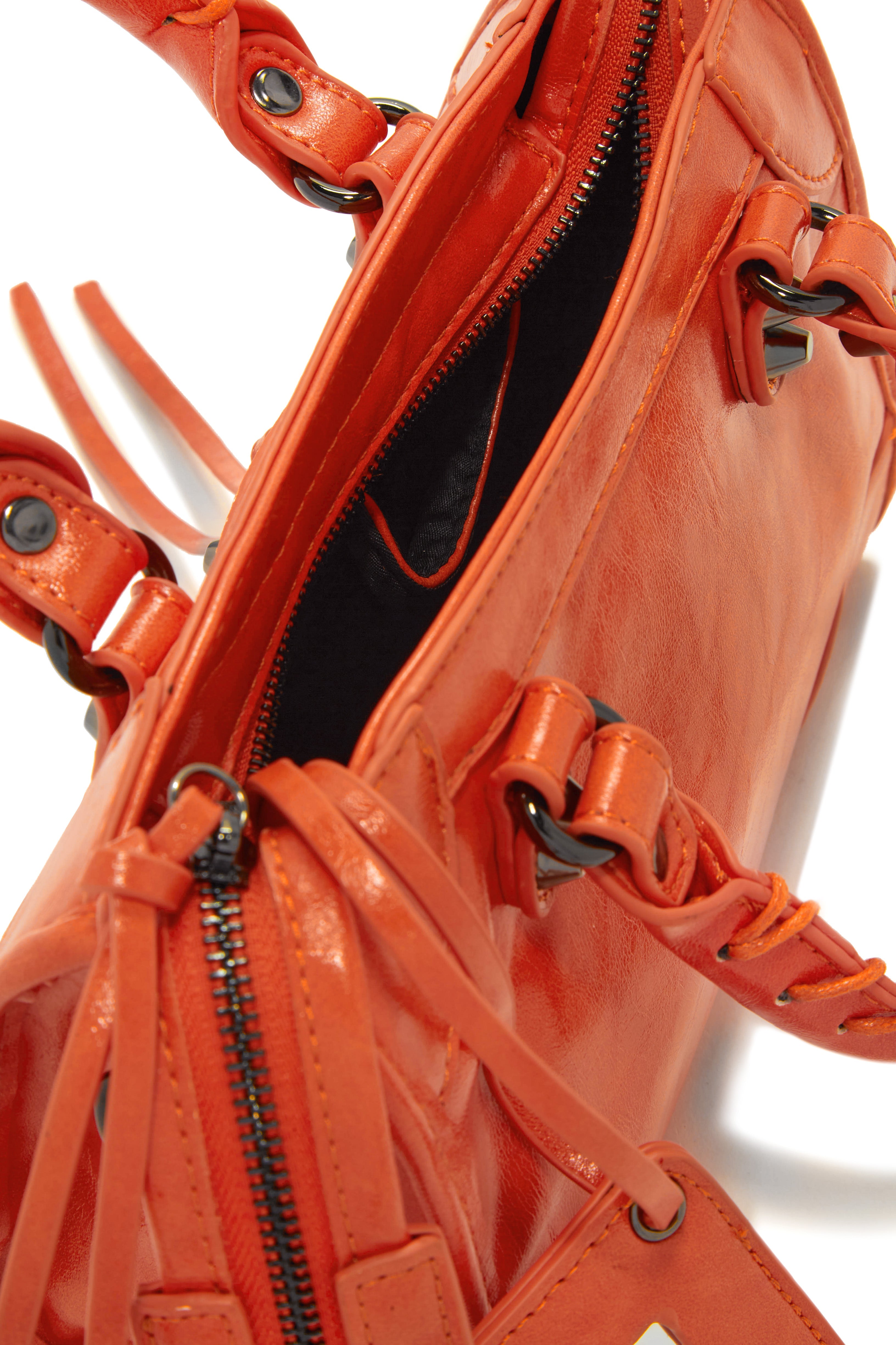 Natalie Crossbody Shoulder Bag - Orange