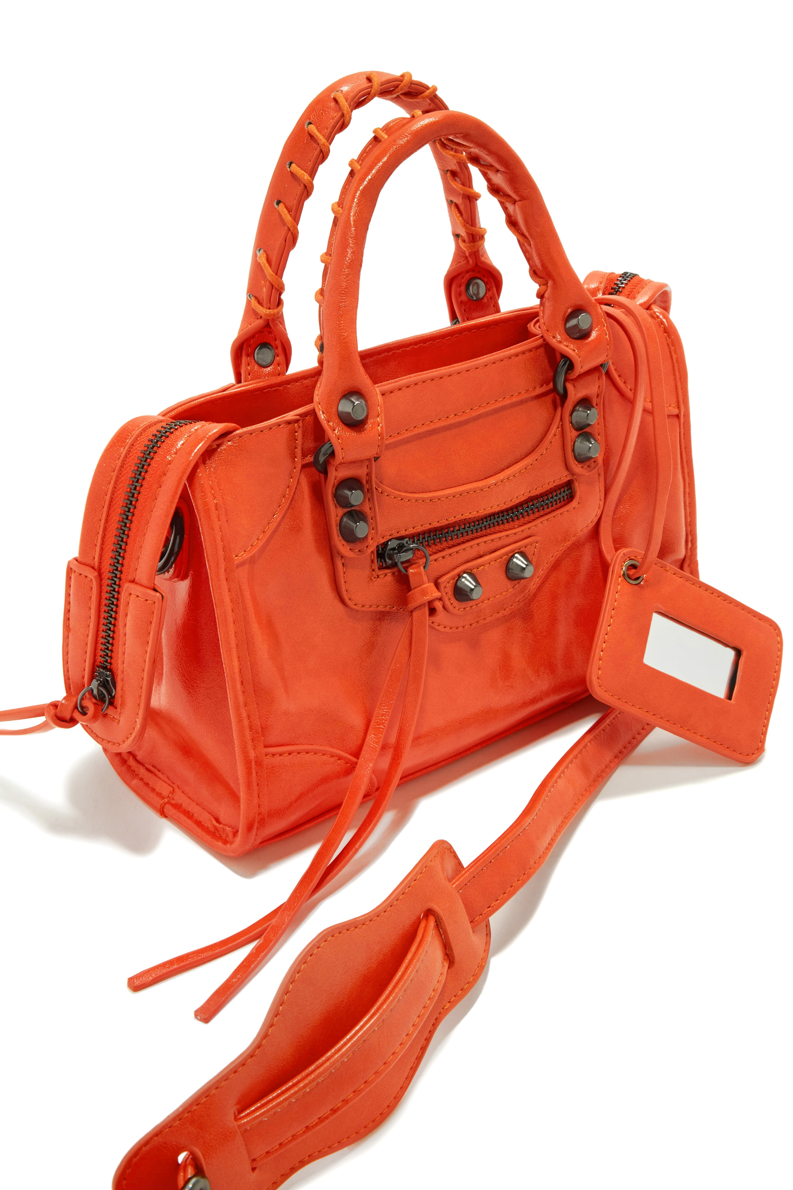 Natalie Crossbody Shoulder Bag - Orange